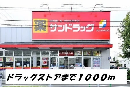 サンドラッグまで1000m