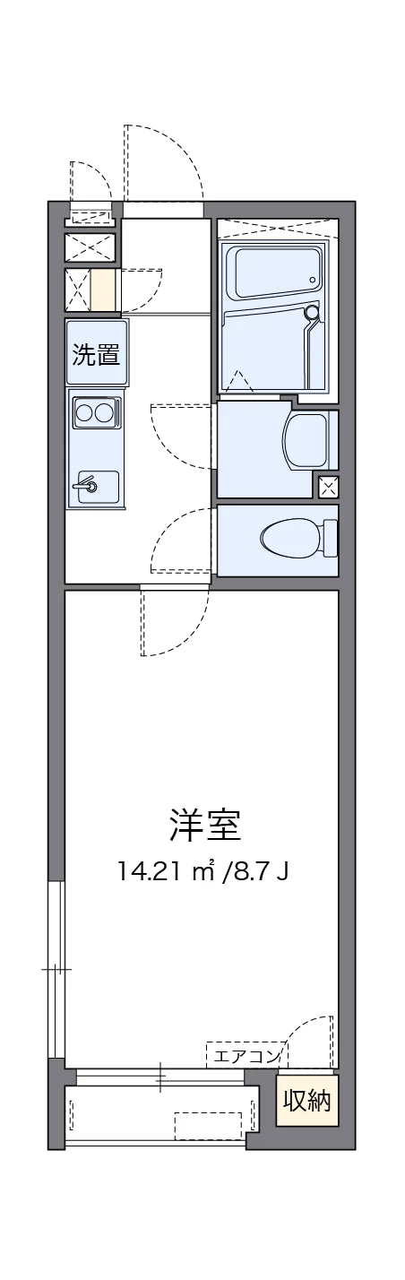 代表的な間取のため実際の間取とは異なる場合があります