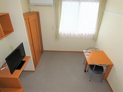 ベッド上からのアングルです