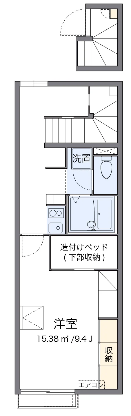代表的な間取のため実際の間取とは異なる場合があります