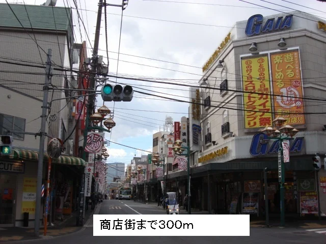 商店街まで300m