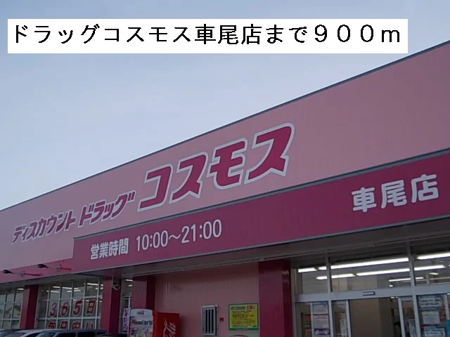 ドラッグコスモス車尾店まで900m