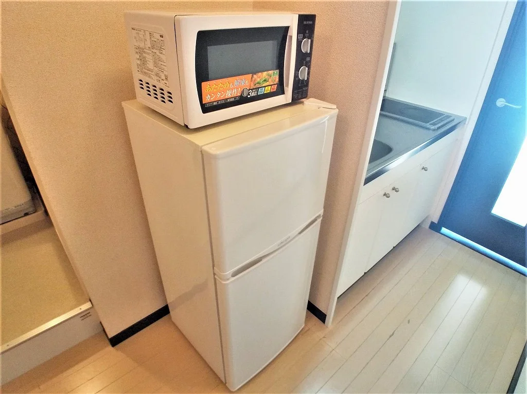 レンジと冷蔵庫