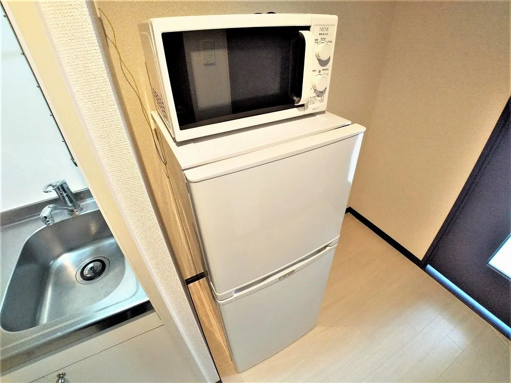 レンジと冷蔵庫