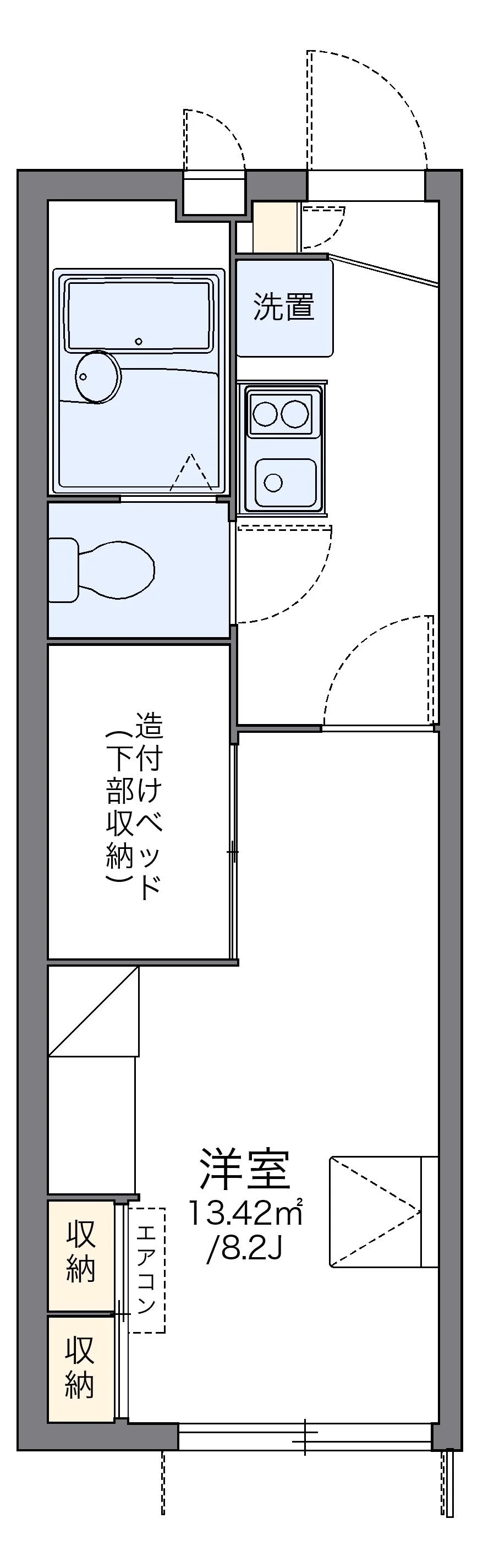 代表的な間取のため実際の間取とは異なる場合があります