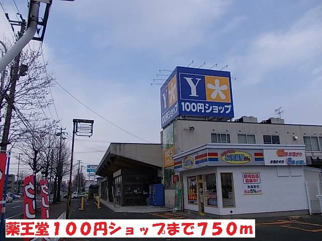 薬王堂１００円ショップまで750m