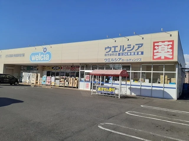 ウエルシア取手新町店まで1000m