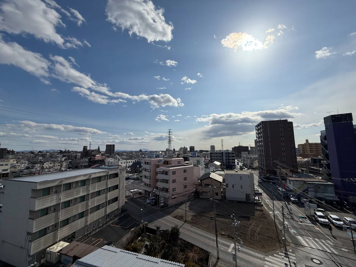 眺望のきくバルコニーです。