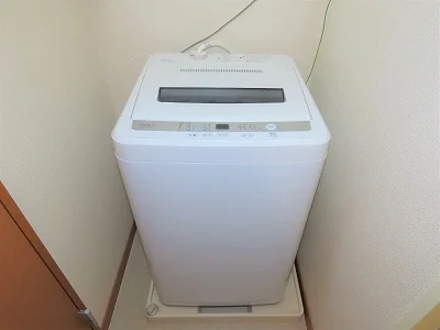 洗濯機も付いています