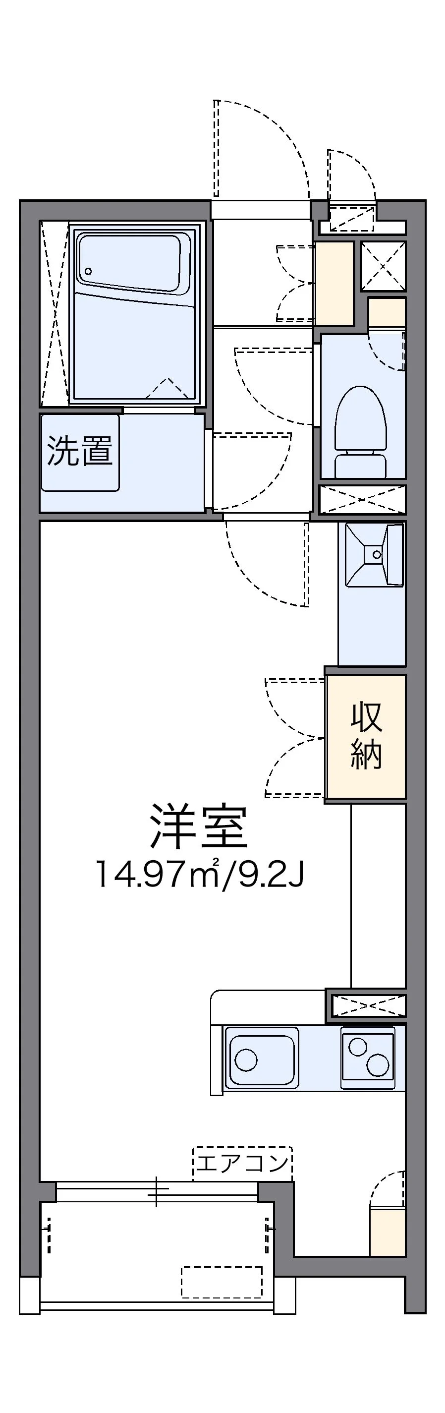 代表的な間取のため実際の間取とは異なる場合があります