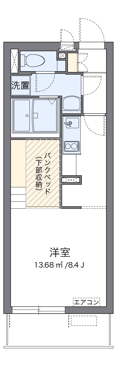 代表的な間取のため実際の間取とは異なる場合があります
