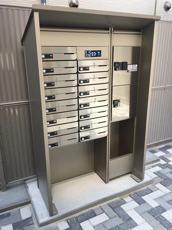 共用部に集合ポスト設置
