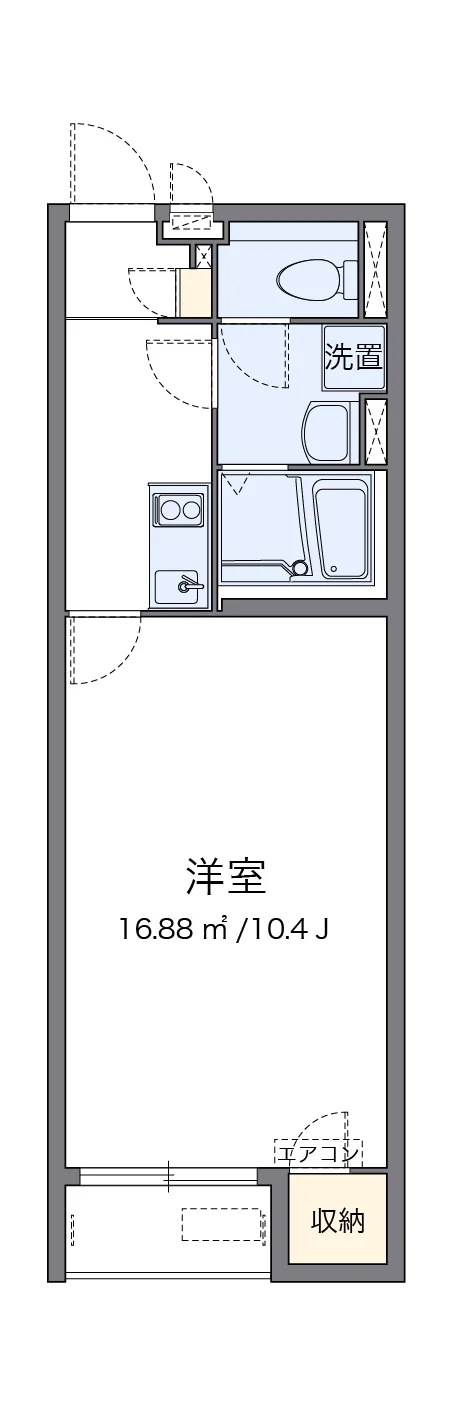 代表的な間取のため実際の間取とは異なる場合があります