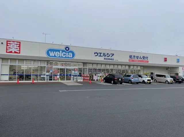 ウエルシア阿見岡崎店まで450m