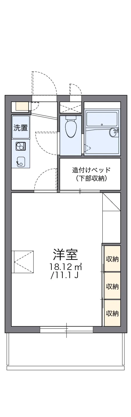代表的な間取のため実際の間取とは異なる場合があります