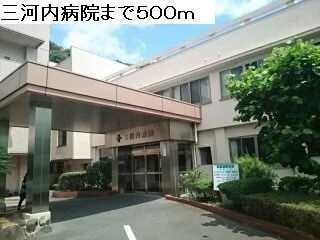 三川内病院まで500m