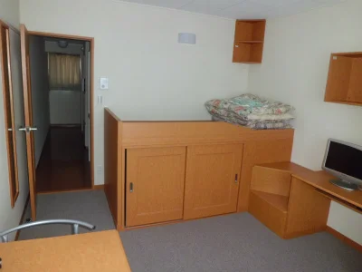 短期契約の場合のみ布団が付きます。