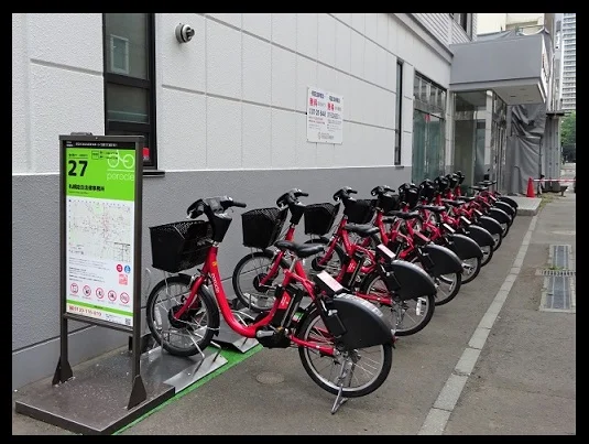 全台電動アシストのシェアサイクル！建物目の前に有ります！