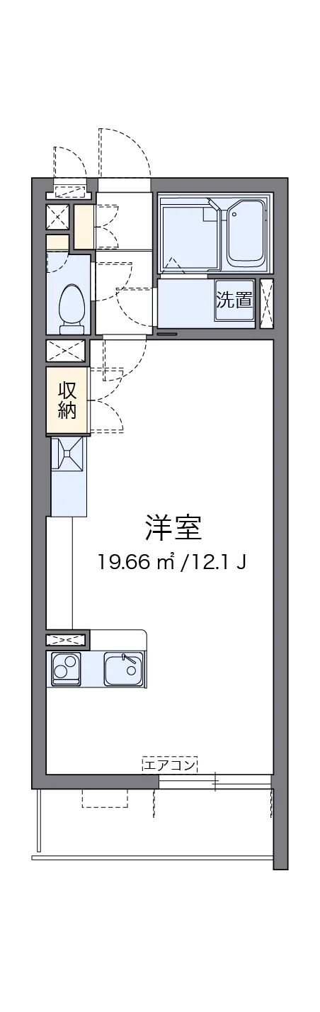 代表的な間取のため実際の間取とは異なる場合があります
