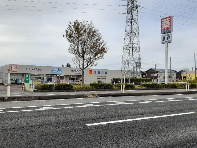 ウエルシア新潟中条店まで450m