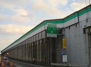 市川インターまで2200m