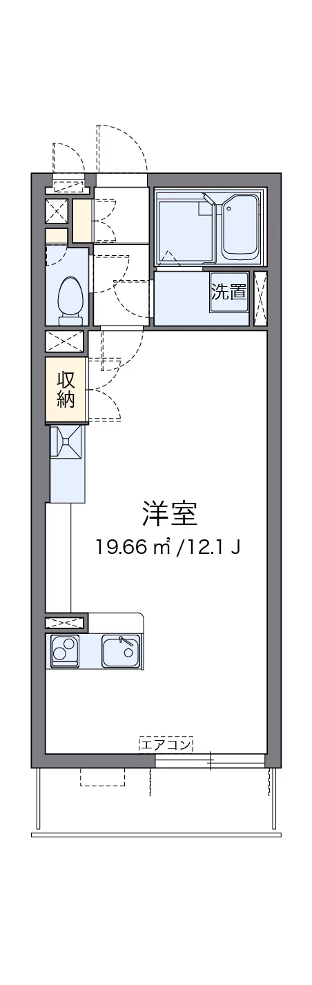 代表的な間取のため実際の間取とは異なる場合があります