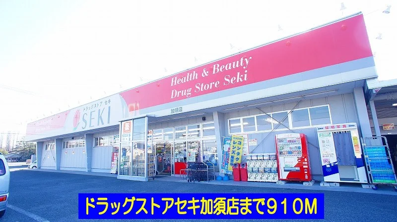 ドラッグストアセキ加須店まで910m