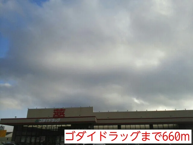 ゴダイドラッグまで660m
