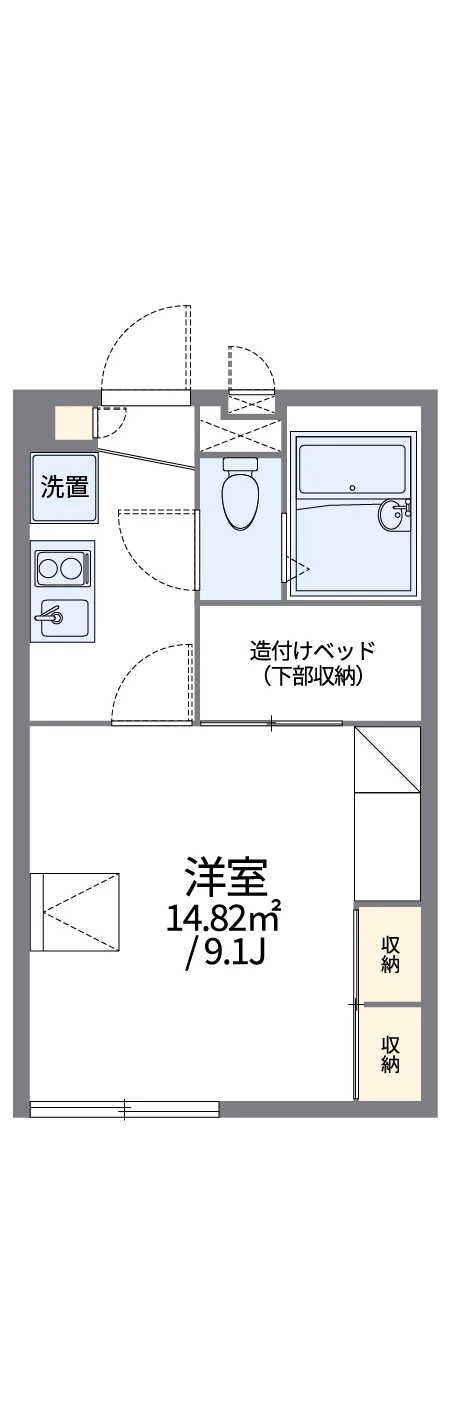 代表的な間取のため実際の間取とは異なる場合があります