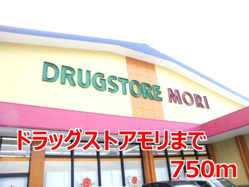 ドラッグストアモリまで750m