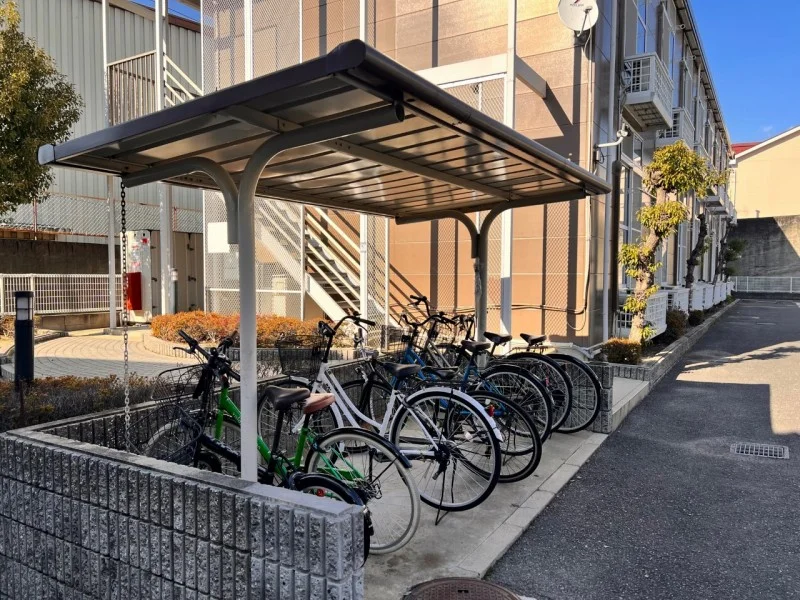 駐輪スペースです。