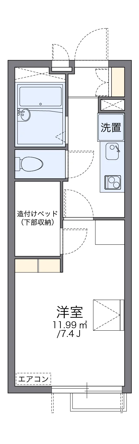 代表的な間取のため実際の間取とは異なる場合があります