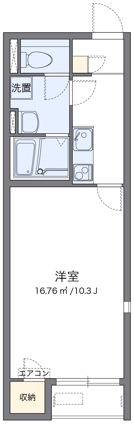 代表的な間取のため実際の間取とは異なる場合があります