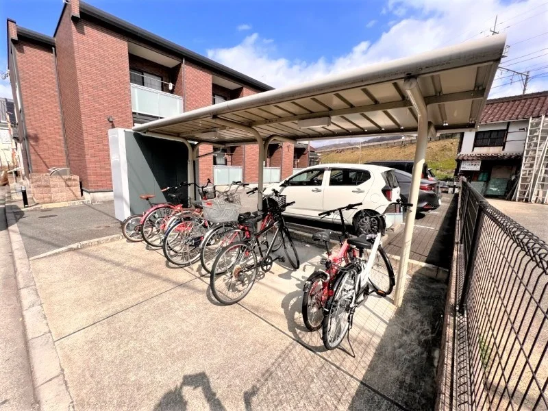 駐輪スペースです。
