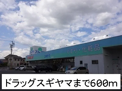 ドラッグスギヤマまで600m