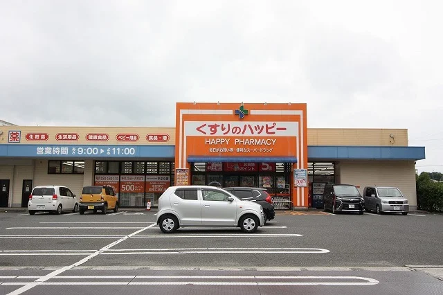 くすりのハッピーまで1600m