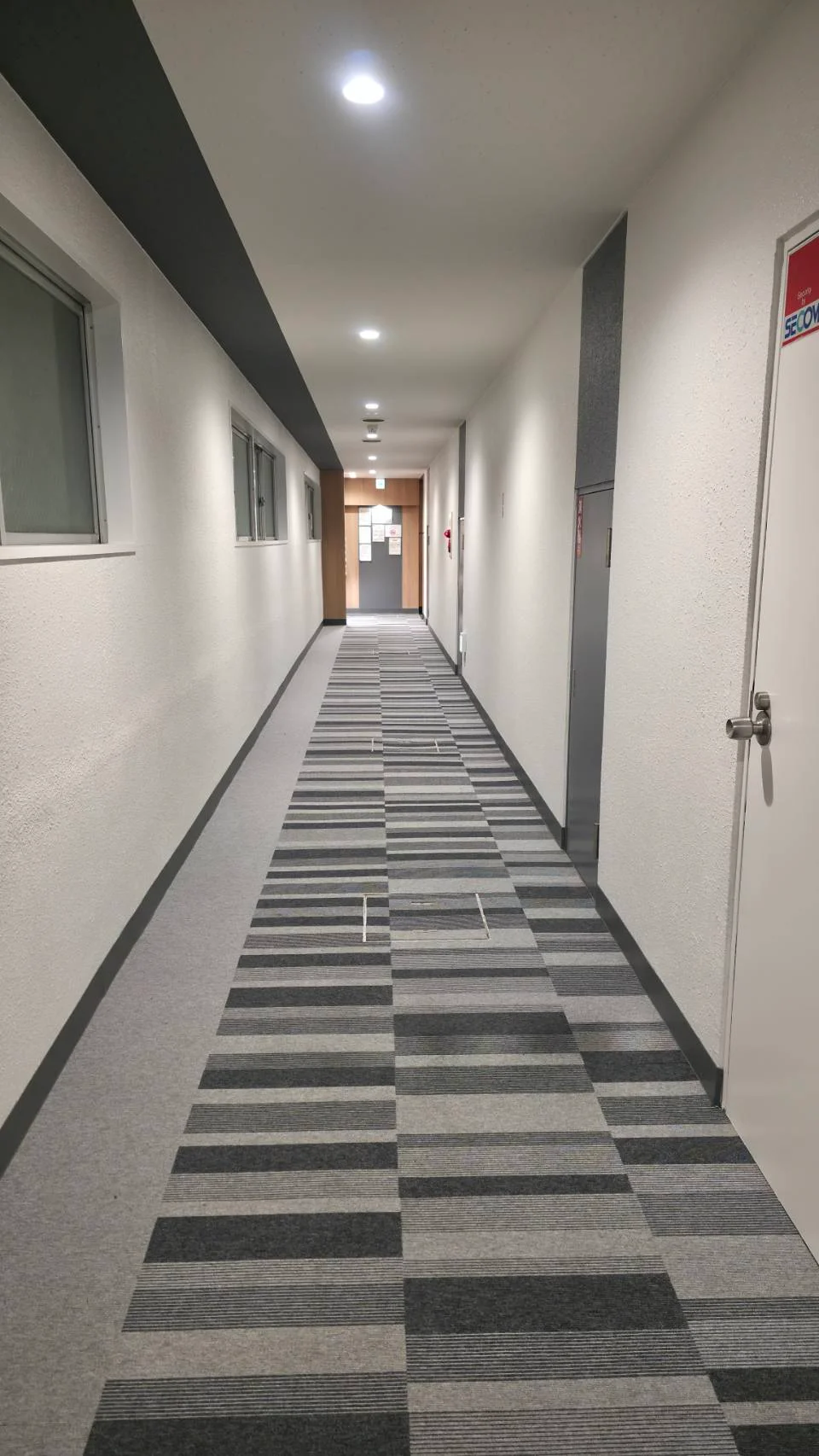 リニューアルしたての廊下はとっても明るいです💡