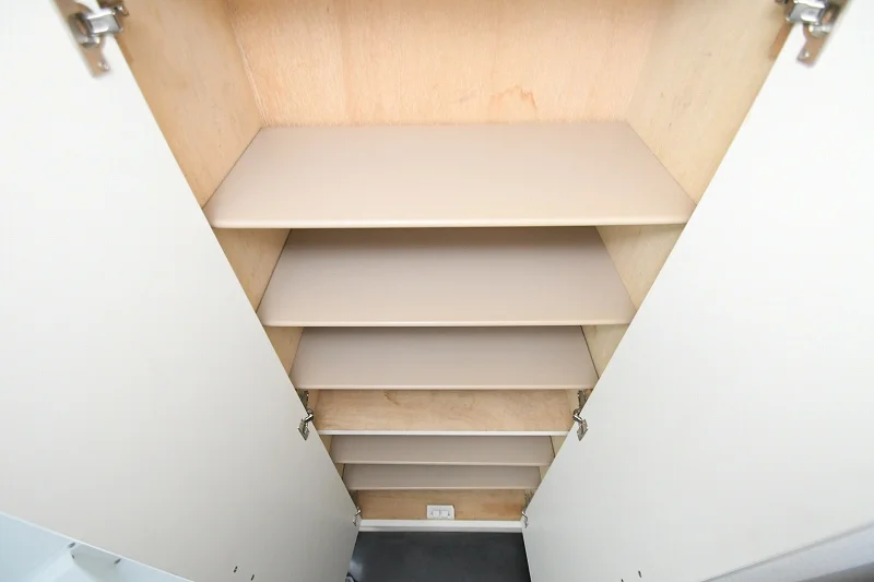 大容量収納のシューズボックス