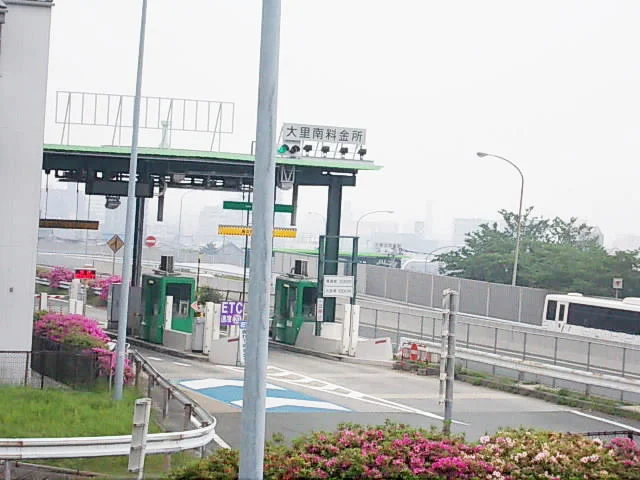 大里インター入口まで500m