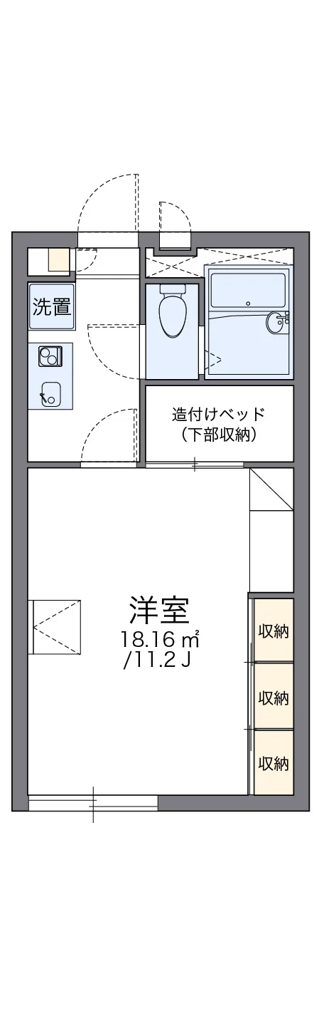 代表的な間取のため実際の間取とは異なる場合があります
