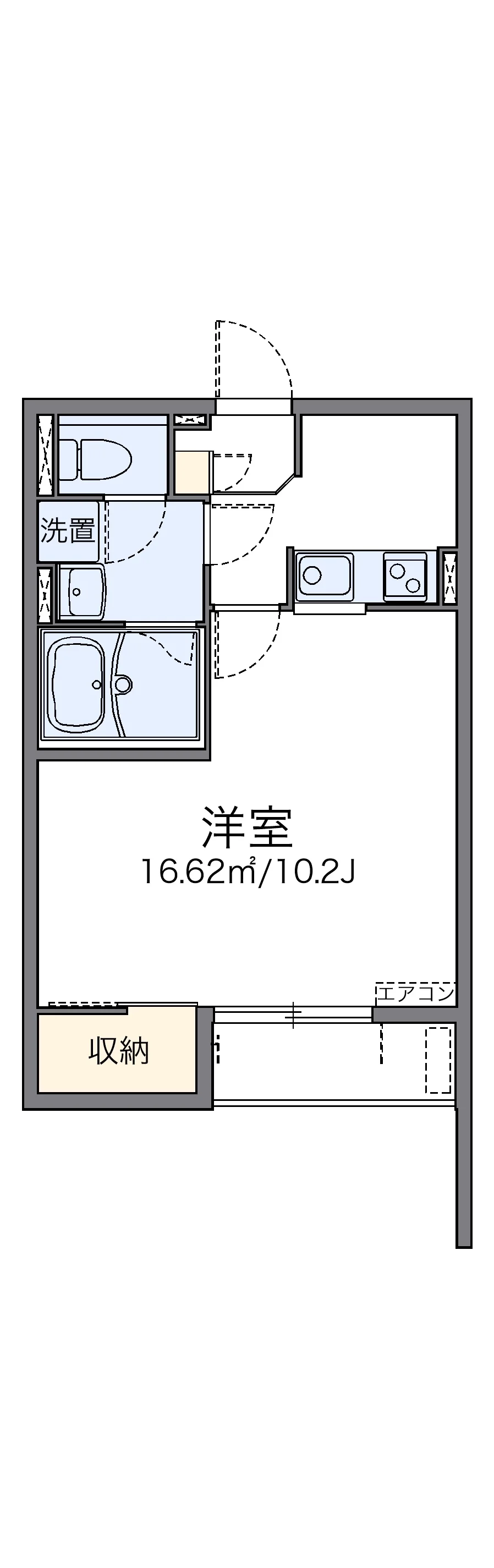 代表的な間取のため実際の間取とは異なる場合があります