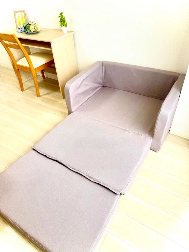 ソファベッド展開