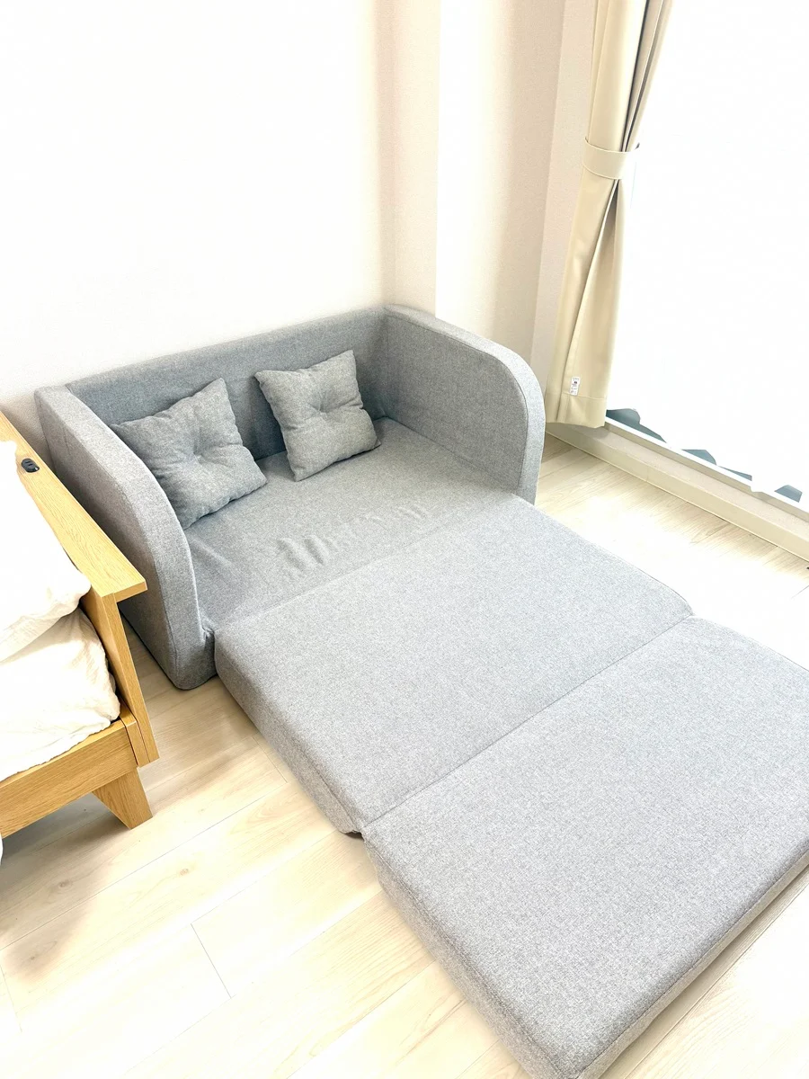 ソファベッド展開