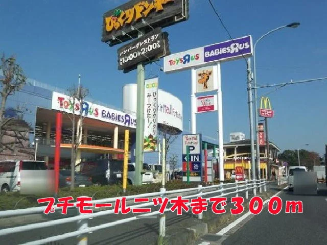 プチモール二ツ木まで300m