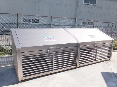 敷地内にゴミ庫が設置されておりゴミ捨てに便利です