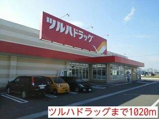 ツルハドラッグまで1020m