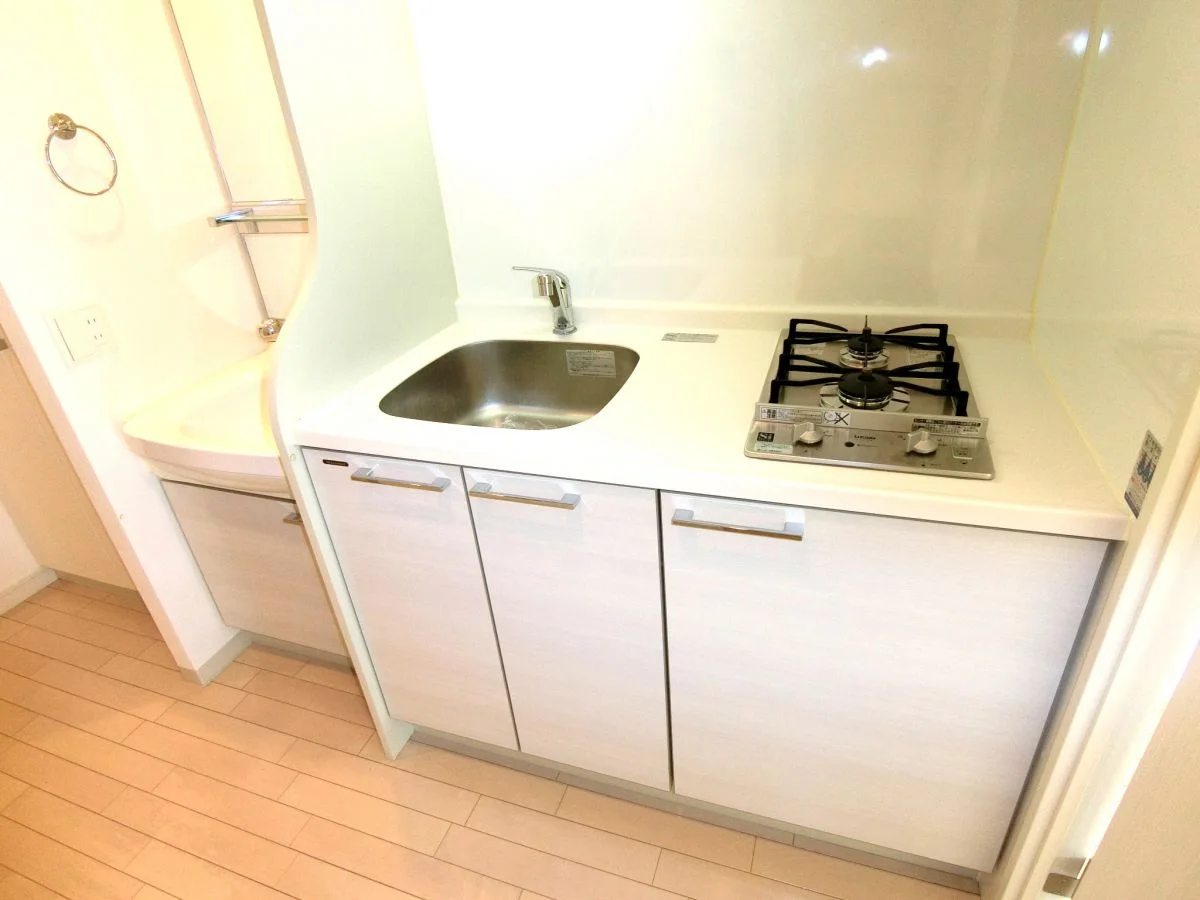 ガス2口コンロ付