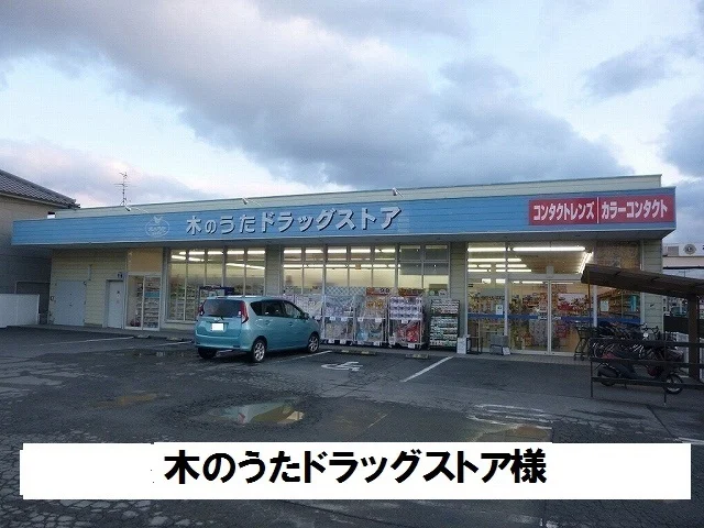 木のうたドラッグストアまで1100m