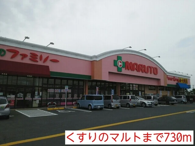 くすりのマルトまで730m