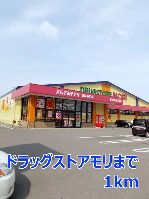 ドラッグストアモリまで1000m